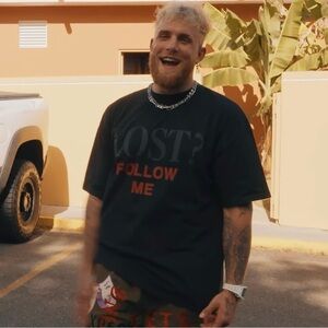 [SOLD] unreleased SSRI Los Angeles LOST? Follow Me Black Tshirt